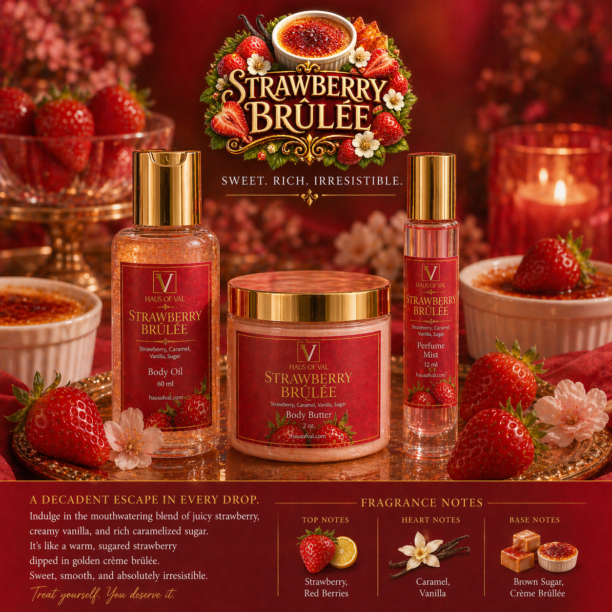Strawberry Bruleé